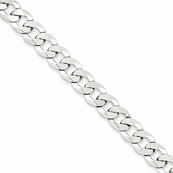 Sterling Silver Close Link Flat Curb Chain