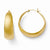 Sterling Silver Gold-plated Radiant Essence Hoop Earrings