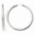 Sterling Silver Rhodium-plated 3.5mm Tube Earrings