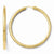 Sterling Silver Gold-plated 3.5mm Tube Earrings
