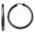Sterling Silver Black-plated 3.5mm Tube Earrings