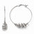 Sterling Silver Twist Hoop Earrings