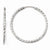 Sterling Silver Diamond-cut Endless Hoop Earrings