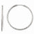 Sterling Silver Diamond-cut Endless Hoop Earrings