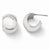 Sterling Silver Polished Huggy Post Earrings