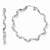 Sterling Silver Polished Twisted Hoop Earrings