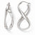 Sterling Silver Polished Twisted Hoop Earrings