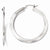 Sterling Silver Polished Hinged Hoop Earrings