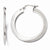 Sterling Silver Polished Hinged Hoop Earrings