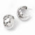 Sterling Silver Polished Hammered Post Earrings