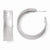 Sterling Silver Laser Textured Post Hoop Earrings