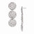 Sterling Silver Polished & Textured Post Dangle Earrings