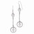 Sterling Silver Polished Finish Hook Dangle Earrings