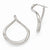 Sterling Silver Polished Twisted Hoop Earrings