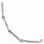 Sterling Silver Polished Fancy Double Strand Knotted Bracelet