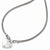Sterling Silver Heart and-Strand Mesh Necklace