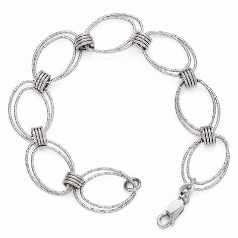 Sterling Silver Fancy Link Bracelet