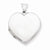 Sterling Silver Plain 21mm 2-Frame Heart Locket