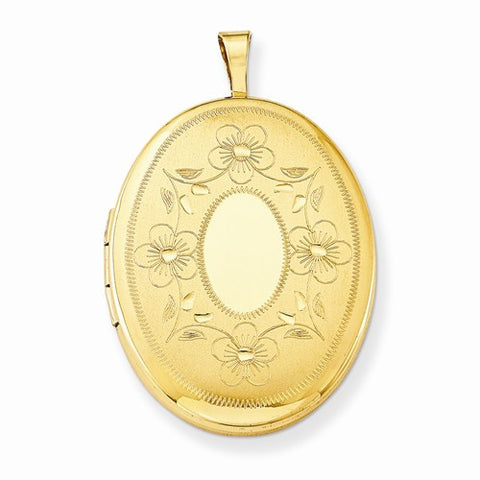 14k Gold Filled 26mm Oval Locket