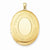 14k Gold Filled 34mm 2-Frame Oval Locket