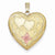 14k Gold Filled 4-Frame Heart Locket