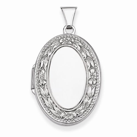 Sterling Silver Oval Locket