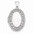 Sterling Silver Oval Locket