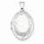 Sterling Silver Oval Locket