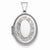 Sterling Silver Oval Locket