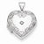 Sterling Silver Diamond Heart Locket