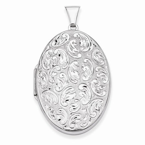 Sterling Silver Oval Locket