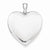 Sterling Silver 24mm Plain Heart Locket