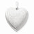 Sterling Silver 24mm Swirl Design Heart Locket