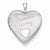 Sterling Silver 20mm Forever in my Heart Locket