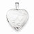 Sterling Silver 16mm D/C Double Hearts Heart Locket
