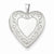 Sterling Silver 20mm D/C Heart Locket