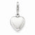 Amore La Vita Sterling Silver Polished Lobster Clasp 12mm Heart Locket