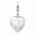 Amore La Vita Sterling Silver Linked Hearts Lobster Clasp 12mm Heart Locket