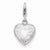 Amore La Vita Sterling Silver Heart Wings Lobster Clasp 12mm Heart Locket