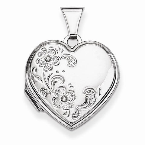 Sterling Silver Heart Locket