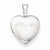 Sterling Silver I Love You 12mm Heart Locket