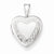 Sterling Silver Twisted Border 12mm Heart Locket