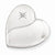 Sterling Silver Diamond Satin Polish 4 Picture Family Heart Locket