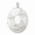 Sterling Silver 3 Butterflies 34mm Oval Locket