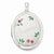 Sterling Silver 21mm Square Plain Locket