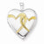 Sterling Silver Gold-Plated Linked Hearts 20mm Heart Locket