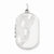 Sterling Silver Footprints Rectangular Locket