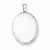 Sterling Silver 20mm Polished Oval Locket