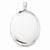 Sterling Silver Polished 34mm Oval Locket