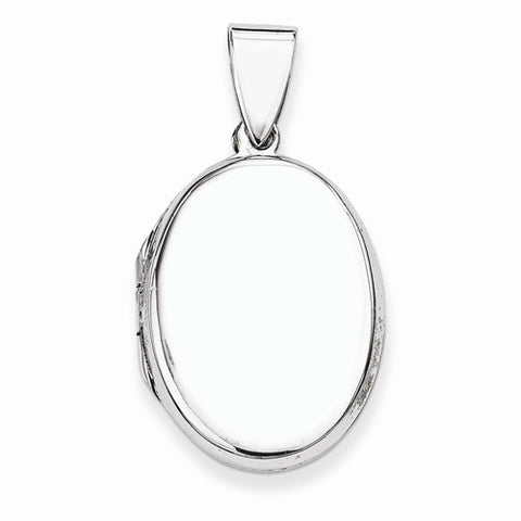 Sterling Silver Plain Locket